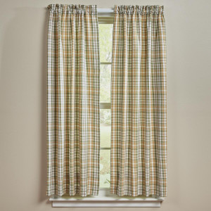 Farmstead Plaid Curtains and Valances - 762242074545