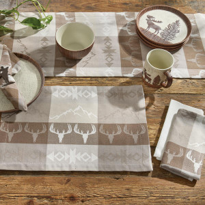 Mountain Refuge Jacquard Kitchen Textiles -
