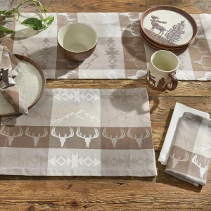 Mountain Refuge Jacquard Kitchen Textiles -