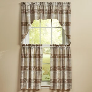 Mountain Refuge Jacquard Curtains and Valances - 762242075290