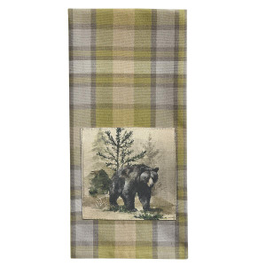 Boulder Lodge Plaid Decorative Dishtowel - 762242070127