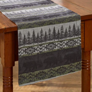 Green Mountain Bear Table Runner - 762242055131