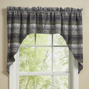 Green Mountain Bear Curtains and Valances - 762242055155