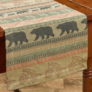Bear Ridge Jacquard Table Runner - 762242070325