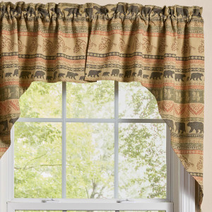 Bear Ridge Jacquard Curtains and Valances - 762242070349