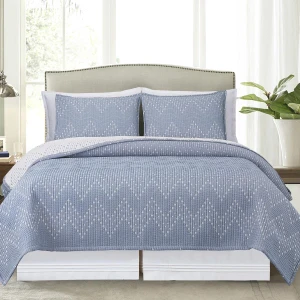 Chambray Maya Jacquard Coverlet Collection -
