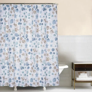 Coastal Shells Shower Curtain - 008246722038