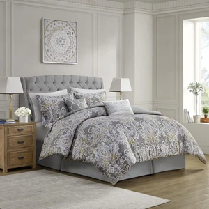Hallie 6 Piece Cotton Comforter Set - 086569061751