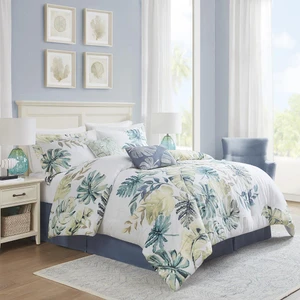 Lorelai Cotton Printed 6 Piece Comforter Set - 675716893859