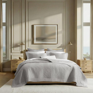 Liam Hotel 3 Piece Cotton Quilt Set - 022164676556