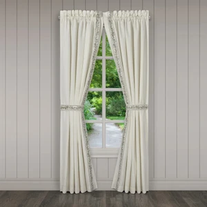 JQueen Fairview 84" Window Panel Pair
