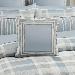 Rocco Blue 18" Square Pillow - 193842168608