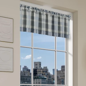 Rocco Blue Straight Valance - 193842168691