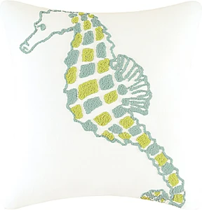 C&F Home Seahorse Tufted Pillow
