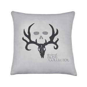 Bone Collector Black Gray Pillow -