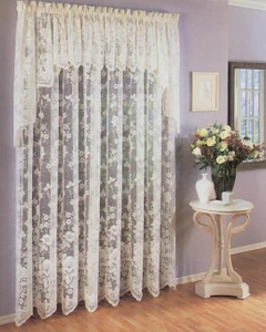 Floral Vine Lace Curtain  Collection -