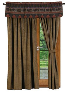 Cabin Bear Curtain - 650654039446
