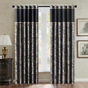 Aubrey Black Curtains - 675716507237