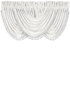 Bianco White Waterfall Valance - 846339072130