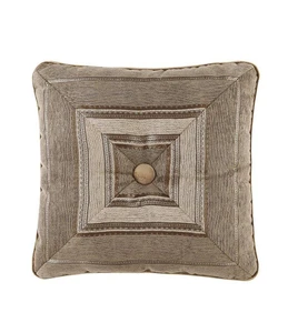 Bradshaw Natural Tufted Square Fashion Pillow - 846339046858