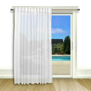 Lucerne Sheer Wanda Pleat Back Tab Patio Panel - 842249018862