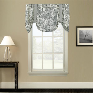 Victoria Park Toile Tie Up Valance -