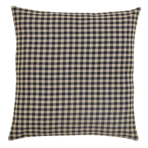 Black Check Fabric Euro Sham - 840528112041