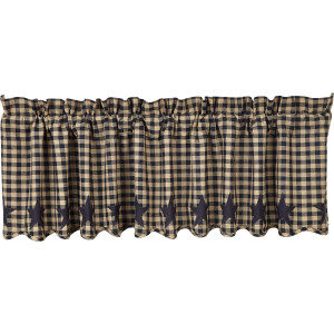 Navy Star Valance - 840528111358