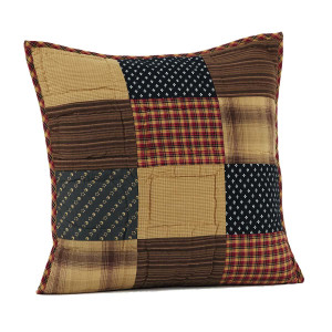 Patriotic Patch Quilted Pillow - 840528151156