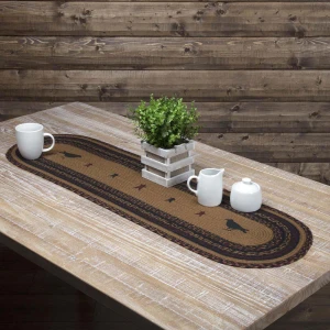 Heritage Farms Crow Jute Oval Runner - 840528159923