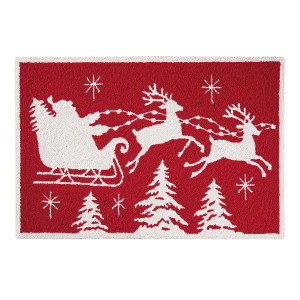 Flying Sleigh Rug - 008246072355