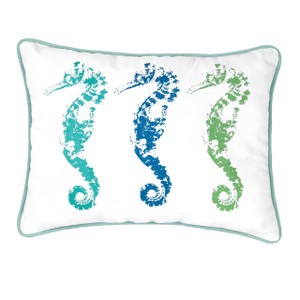 3 Seahorses Pillow - 008246509639