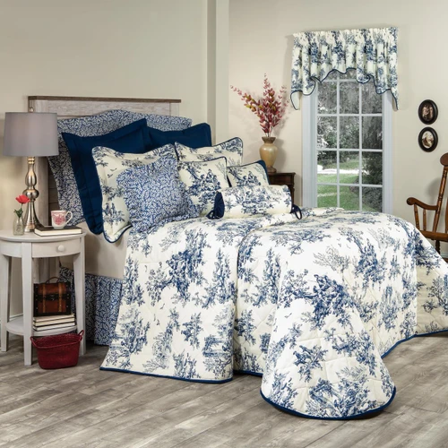 Bouvier Blue Comforter by Thomasville | Paul's Home Fashions