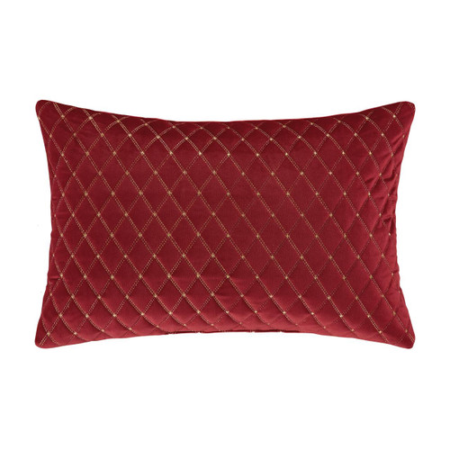 Grandeur Crimson Square Pillow by J Queen New York | Paul's