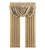 Napoleon Gold Waterfall Valance - 846339047695