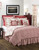 Bouvier Red Bedspread - 138641167636