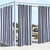 Coastal Stripe Outdoor Grommet Curtain - 069556528369