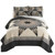 Black Check Star Quilt Set - 840528182037