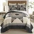 Black Check Star Quilt Set - 840528182037