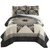 Black Check Star Quilt Set - 840528182037
