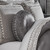 Houston Charcoal Tufted Round Pillow - 193842112724