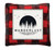 Red Buffalo Plaid Wanderlust Rustic Pillow - 357311327518