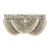 Jacqueline Teal Waterfall Valance - 193842117323