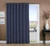 Grass Cloth Solid Color Insulated Curtains -