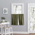 Glasgow Solid Color Tier Curtains - 842249004988