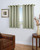 Grasscloth Insulated Solid Color Grommet Short Curtain Panel w/ Wand - 842249039379