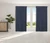 Grasscloth Pinch Pleated Curtain Pair - 842249040962