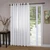 Shannon Sheer Linen Door Curtain Panel w/ Tieback - 842249038587