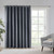 Maya Heathered Solid Grommet Blackout Curtain - 865699098628