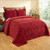 Rio Burgundy Bedspread - 840053075064